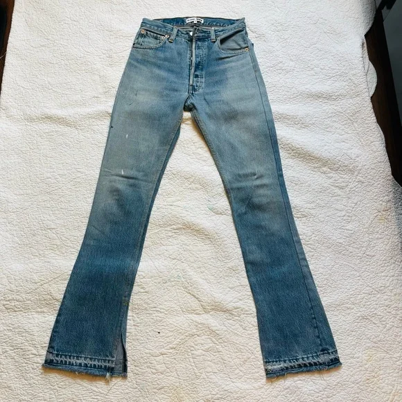 Re/done Elsa Sz 25 inseam 35" Vintage Levi jeans New never worn